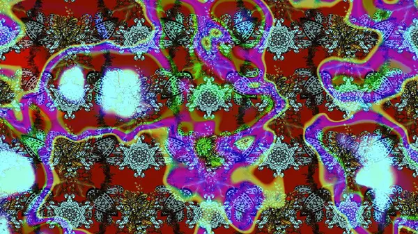 Renkli Bahar Teması eskiz kalıbı. Düz Çiçek Elementleri Tasarımı. Güzel çiçek deseni. Mavi ve kırmızı renkte çiçekler.