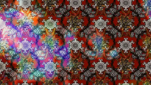 Çiçek desenli eskiz. Gri ve kahverengi renkli çiçekler. Tişört baskısı için çiçek boyama rasteriName.