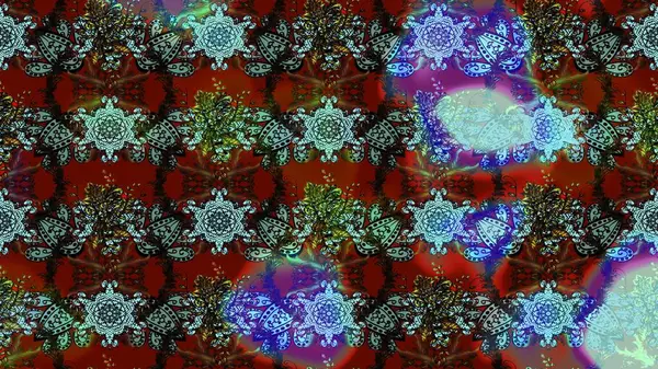 Çizim raster deseni. Güzel kumaş deseni. Çiçek arka planı.