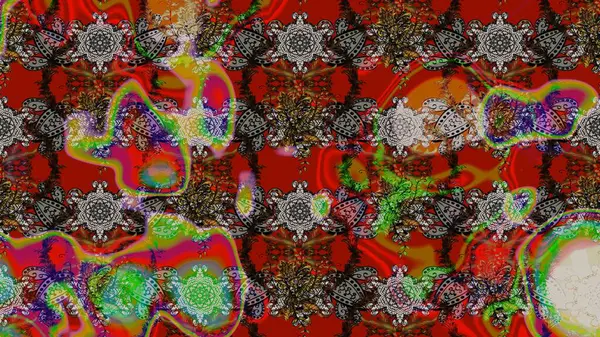 Flower eskiz arka planı. Çiçek deseni. Şatafatlı bahar bahçesi dokusu. Raster illüstrasyonu.