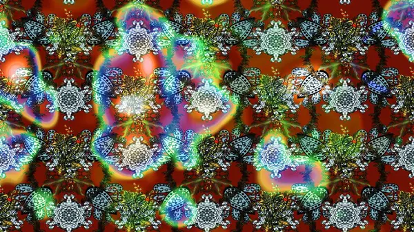 Desen, çizim, çiçek sınırı. Raster illüstrasyonu. Güzel, parlak, pürüzsüz kumaş, tuval. Eski moda arka plan. Çiçek çelengi. Kıvırcık, parlak örgü.