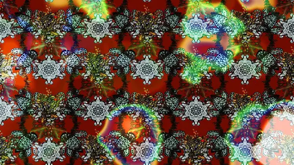 Çiçekli çiçek deseni, suluboya. Raster deseni. Küçük çiçekte güzel bir çiçek deseni..