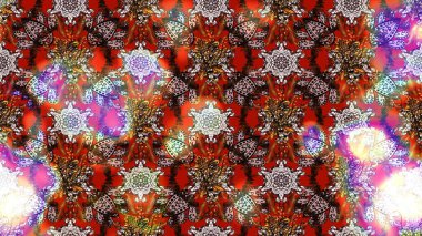 Modaya uygun kumaş deseni. Renkli Yaz Temalı eskiz kalıbı. Düz Çiçek Elementleri Tasarımı. Sevimli çiçek raster deseni.