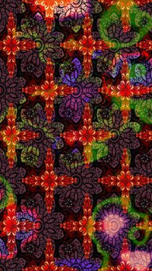 Suluboya tarzında siyah ve kahverengi renkte çiçekler. Raster illüstrasyonunda çiçek deseni çizimi.