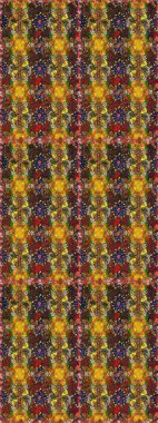 Küçük renkli çiçekler. Motley illüstrasyonu. Moda baskıları için zarif bir şablon. Çiçekli bahar çiçekleri. Kusursuz. Küçük çiçekte şirin desenler.