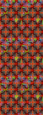 Güzel kumaş deseni. Raster suluboya deseni, narin çiçekler, kırmızı ve kahverengi çiçekler, tebrik kartı şablonu..