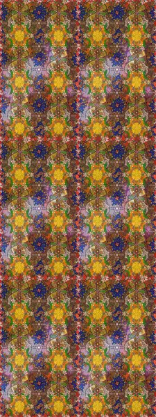 Kahverengi renkli çiçekler. Çiçekli karalama şeklinde Raster çiçek deseni. Yumuşak, yaz çiçekli arka plan.