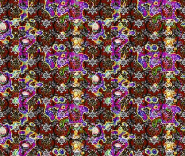 Düz Çiçek Elementleri Tasarımı. Renkli Bahar Teması eskiz kalıbı. Raster illüstrasyonu. Zarif çiçekler, gri renkte suluboya..