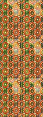 Raster oryantal süs. Barok tarzında kusursuz bir doğulu süsü. Kahverengi ve turuncu renklerde altın desenli altın elementler. Geleneksel klasik altın desen.