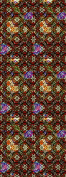 Kahverengi ve gri renkli çiçekler. Raster düz çiçek çizim deseni. Tasarım hediye paketi, tebrik kartları, posterler ve afiş tasarımı.