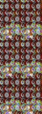 Raster suluboya çiçek deseni, narin çiçekler, gri ve kahverengi çiçekler, tebrik kartı şablonu. Raster Güzel kumaş deseni.