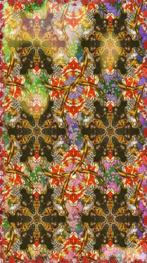 Geleneksel klasik raster altın pürüzsüz desen. Kahverengi ve bej renklerde altın elementler. Barok tarzında kusursuz bir doğulu süsü..