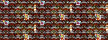 Botanik çizim kalıbı. Organik elementler. Suluboya etkisi. Raster deseni.