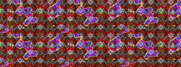 Suluboya çiçekli çiçek deseni. Raster illüstrasyonu. Kırmızı ve gri renkli güzel tekstil.