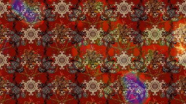 Güzel eskiz şekli. Raster çiçekli arka plan. Yazdır. Güzel kumaş deseni. Renkli Yaz Temalı eskiz kalıbı. Düz Çiçek Elementleri Tasarımı.