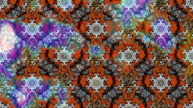 Güzel suluboya yaz çiçekleri deseni..