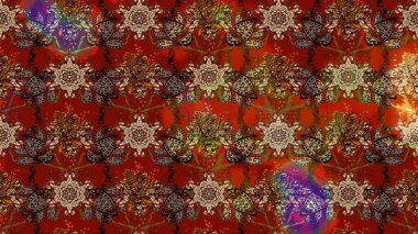 Güzel eskiz şekli. Raster çiçekli arka plan. Yazdır. Güzel kumaş deseni. Renkli Yaz Temalı eskiz kalıbı. Düz Çiçek Elementleri Tasarımı.