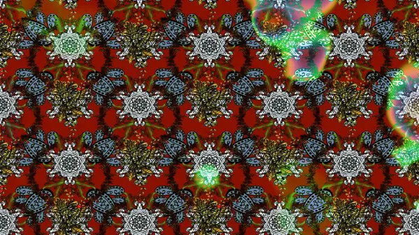 Botanik çizim kalıbı. Organik elementler. Suluboya etkisi. Raster deseni.