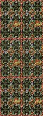 Paisley 'ler zarif çiçek desenli arkaplan duvar kâğıdı illüstrasyonları. Güzel, modaya uygun, modern, 3D çizgili sanat eseri, gri ve kahverengi desenli çiçek yaprakları ve süslemeleri..