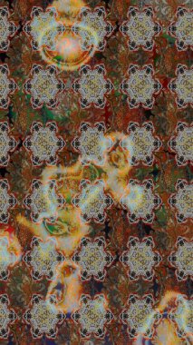 Çiçekli bahar çiçekleri. Küçük çiçekte güzel bir desen. Küçük renkli çiçekler. Moda baskıları için zarif bir şablon. Motley illüstrasyonu. Çizim.