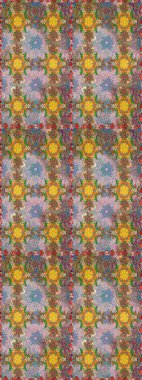 Küçük çiçekteki sevimli çiçek deseni. Raster illüstrasyonu. Tony 'nin kumaş kalıbını çiz. Modaya uygun kumaş deseni.