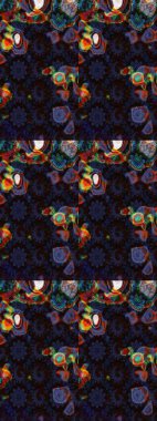 Güzel çiçek deseni. Gri ve siyah renkli çiçekler. Renkli Bahar Teması eskiz kalıbı. Düz Çiçek Elementleri Tasarımı.