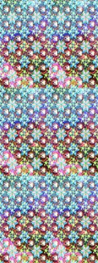 Desen, çizim, çiçek sınırı. Güzel, parlak, pürüzsüz kumaş, tuval. Raster illüstrasyonu. Çiçek çelengi. Kıvırcık, parlak örgü. Klasik eski arkaplan.