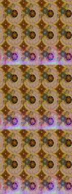 Soyut çiçek çizim kalıbı arka planı. Raster deseni. Raster illüstrasyonu. Kahverengi ve bej renklerde. Küçük çiçekte sevimli çiçek deseni var..