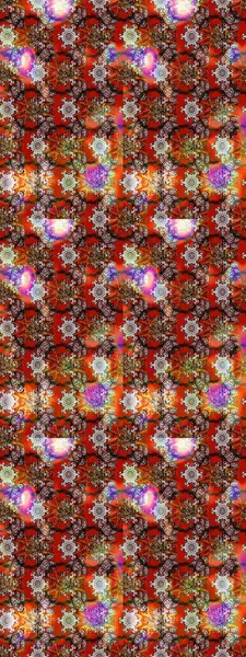 Küçük çiçekteki sevimli çiçek deseni. Kahverengi ve kırmızı renkte çiçekler.