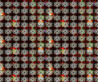 Chichi 'nin kumaş kalıbını çiz. Çiçek deseni. Raster illüstrasyonu. Düz Çiçek Elementleri Tasarımı. Renkli Bahar Teması çizim şablonu.