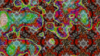 Üst manzara, yumuşak stil. Sevgililer günü ve tebrik kartı konsepti için şık bir davetiye. Çiçek kompozisyonu, el boyası, hassas şablon. Kahverengi ve gri renkte manzaralı çiçek deseni.