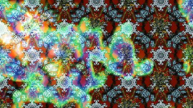 Mavi ve yeşil renkli çiçekler. Raster düz çiçek çizim deseni. Tasarım hediye paketi, tebrik kartları, posterler ve afiş tasarımı.