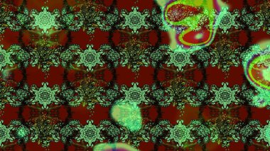 Raster illüstrasyonu. Tekstil veya kitap kapakları, imalat, duvar kağıtları, baskı, hediye paketi ve yapıştırma kitabı için çiçek eskizi geçmişi. Küçük ölçekli çiçeklerdeki basit sevimli desen.