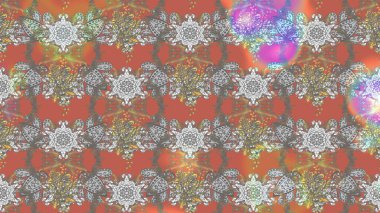 Kullanılabilir Tekstil, tebrik kartı, boyama kitabı, telefon durumda yazdırma için. Hint çiçek desenli madalyon desen. Raster kına dövme tarzı. Etnik Mandala süsleme.