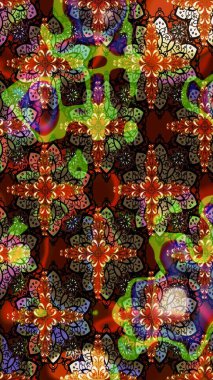 -Kahverengi ve siyah çiçekler. Çiçek kompozisyonu. Çiçek arkaplan. Raster deseni. Küçük çiçekte güzel bir desen var. Doğa. Çiçek kolajı.