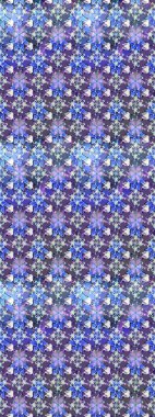 Raster suluboya çiçek deseni, narin çiçekler, mavi çiçekler, tebrik kartı şablonu. Raster Güzel kumaş deseni.