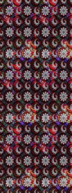 Küçük çiçekte hoş bir çiçek deseni var. Parlak çiçekli siyah ve gri renkler üzerine soyut çizim deseni. Çiçek elementli zarif raster dokusu..