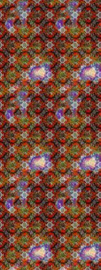 Kahverengi ve gri renkte manzaralı çiçek deseni. Sevgililer günü ve tebrik kartı konsepti için şık bir davetiye. Çiçek kompozisyonu, el boyası, hassas şablon. Üst görünüm, yumuşak biçim.