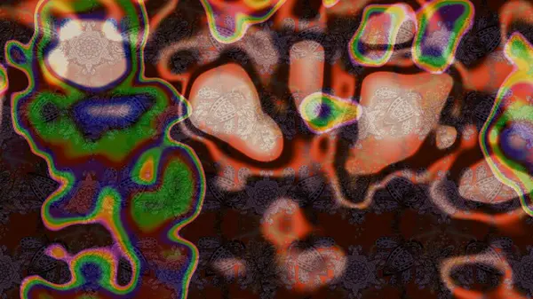 Tatil havası. Raster güzel bir çiçek deseni çizmiş. Bahar mevsimi. Kahverengi ve yeşil renkli çiçekler. Nazik romantik baskı.