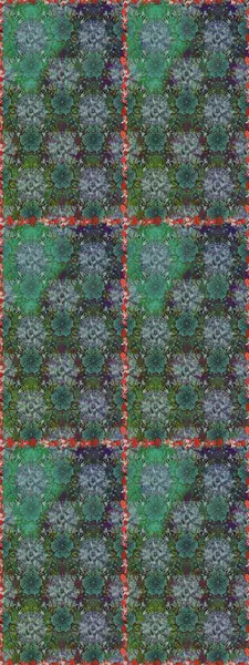 Yeşil ve mavi renkte çiçekler. Çiçekli, suluboya desenli kusursuz çiçek deseni. Düz Çiçek Elementleri Tasarımı. Renkli Bahar Temalı Kusursuz Arkaplan. Raster illüstrasyonu.