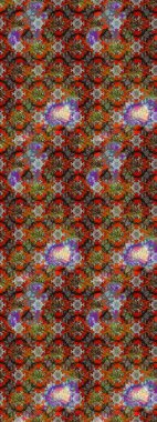 Kahverengi ve gri renkte manzaralı çiçek deseni. Sevgililer günü ve tebrik kartı konsepti için şık bir davetiye. Çiçek kompozisyonu, el boyası, hassas şablon. Üst görünüm, yumuşak biçim.