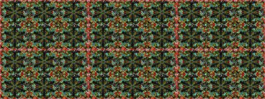 Paisley 'ler zarif çiçek desenli arkaplan duvar kâğıdı illüstrasyonları. Güzel, modaya uygun, modern, 3D çizgili sanat eseri, gri ve yeşil desenli çiçek yaprakları ve süslemeleri..