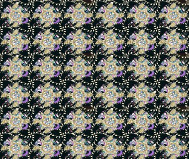 Paisley el çizimi elementler. Fantezi çiçekli eskiz deseni, doğal duvar kağıdı, çiçek desenli kıvrım çizimi. Ev dekoru.