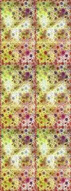 Bahar Tema Dikişsiz desen arka plan rengi. Düz çiçek öğeleri tasarım. Sorunsuz vintage. Raster şirin kumaş deseni.