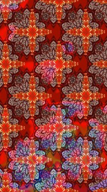 Güzel kumaş deseni. Çizim raster deseni. Çiçek arka planı.