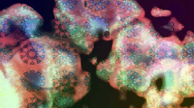 Tarafsız renklerde çiçekler. Raster illüstrasyonu. Çiçek desenli eskiz, vuruşlar, sıçramalar, yaz çiçekleri..