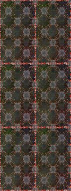 Raster illüstrasyonu. Şirin çiçek elementleri. Renkli Bahar Temalı Kusursuz Arkaplan. Düz Çiçek Elementleri Tasarımı. Kusursuz desenli. Moda desenli..