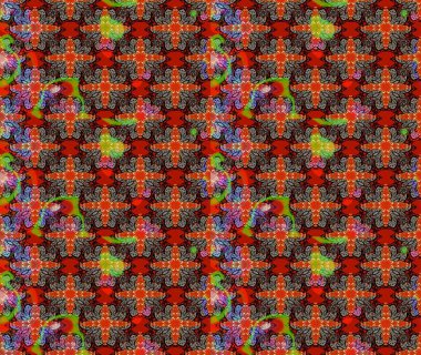 Düz Çiçek Elementleri Tasarımı. Raster illüstrasyonu. Kırmızı renkte zarif çiçek buketi suluboya. Renkli Bahar Teması çizim şablonu.