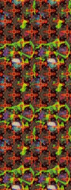 Siyah ve kahverengi renkte çiçekler. Elle boyanmış suluboya resim çizimi çiçekler ve bitkiler.