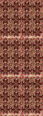 Kusursuz altın desenli bukleler. Raster altın pürüzsüz desen. Kahverengi ve bej renklerde pürüzsüz desen. Doğu tarzında altın elementler arabesk.